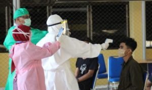 Delapan remaja dilakukan rapid test usai di gerebek warga banda aceh