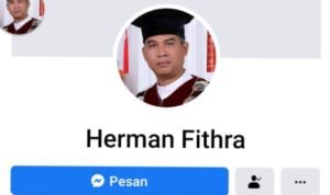 Tangkapan Layar FB Rektor Unimal