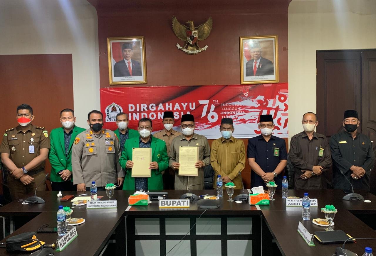 Fakultas Hukum Unimal Lakukan MoA dengan Unsur Forkopimda Wilayah Barat Selatan Provinsi Aceh Fakultas Hukum Unimal Lakukan MoA dengan Unsur Forkopimda Wilayah Barat Selatan Provinsi Aceh