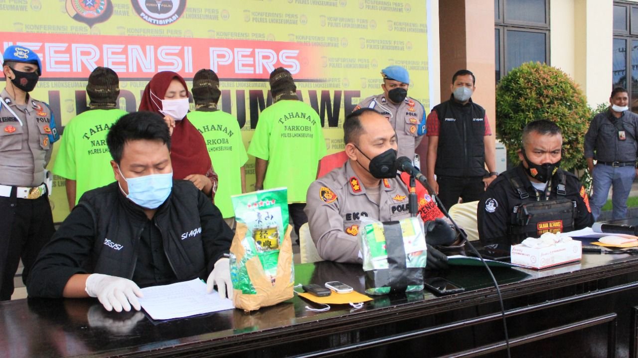 Gagalkan Peredaran Narkoba, Tim Opsnal Polres Lhokseumawe Sita 2 Kg Lebih Sabu – Sabu Gagalkan Peredaran Narkoba, Tim Opsnal Polres Lhokseumawe Sita 2 Kg Lebih Sabu – Sabu
