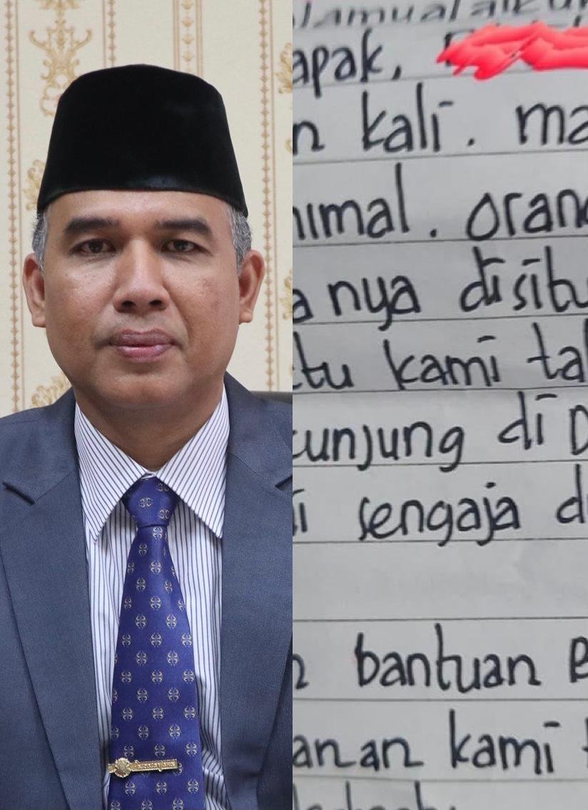 Haru! Ini Isi Sepucuk Surat Santri di Aceh Utara untuk Rektor Unimal Haru! Ini Isi Sepucuk Surat Santri di Aceh Utara untuk Rektor Unimal