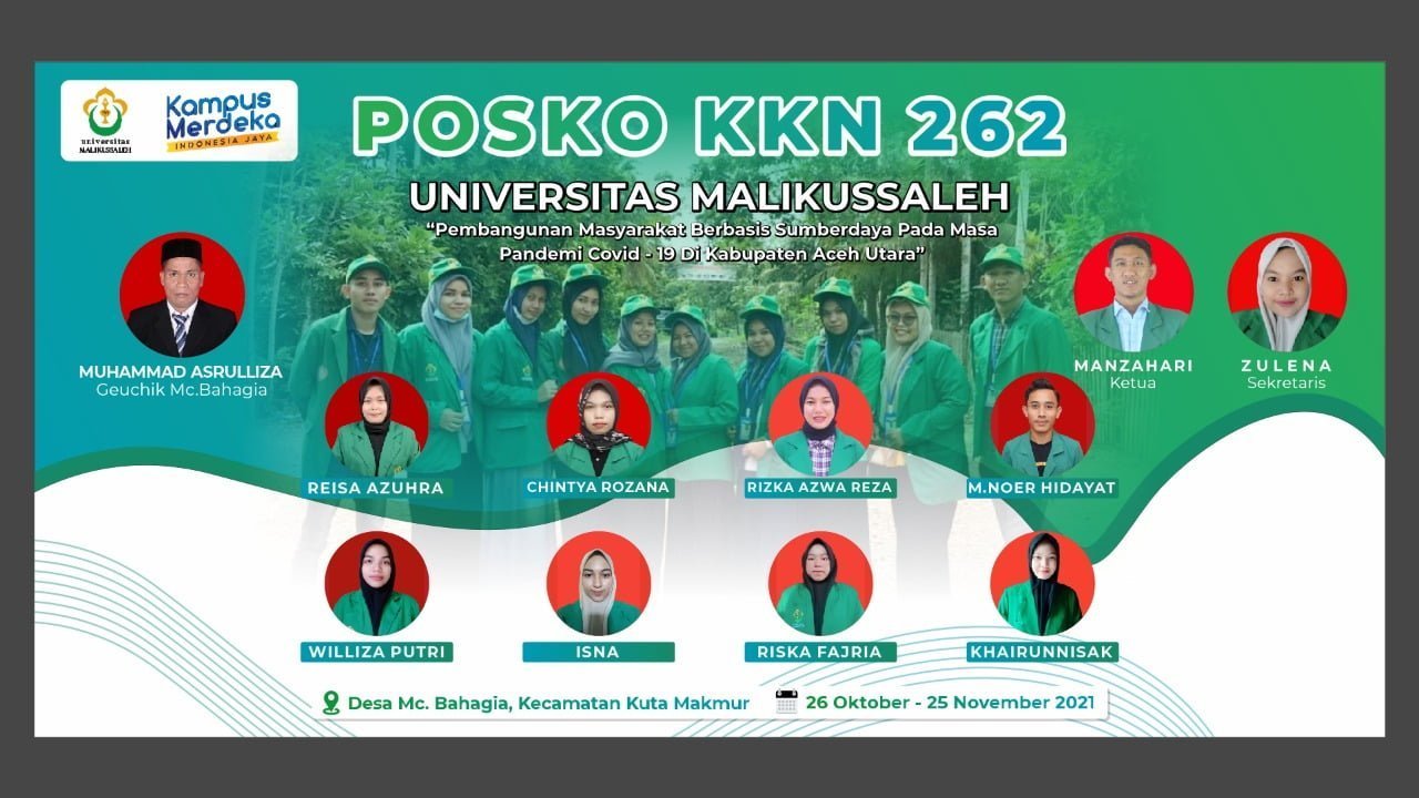 Setelah Pelepasan Program KKN Unimal, Kelompok KKN 262 Sudah Melangsungkan Beberapa Kegiatan Perdananya Setelah Pelepasan Program KKN Unimal, Kelompok KKN 262 Sudah Melangsungkan Beberapa Kegiatan Perdananya