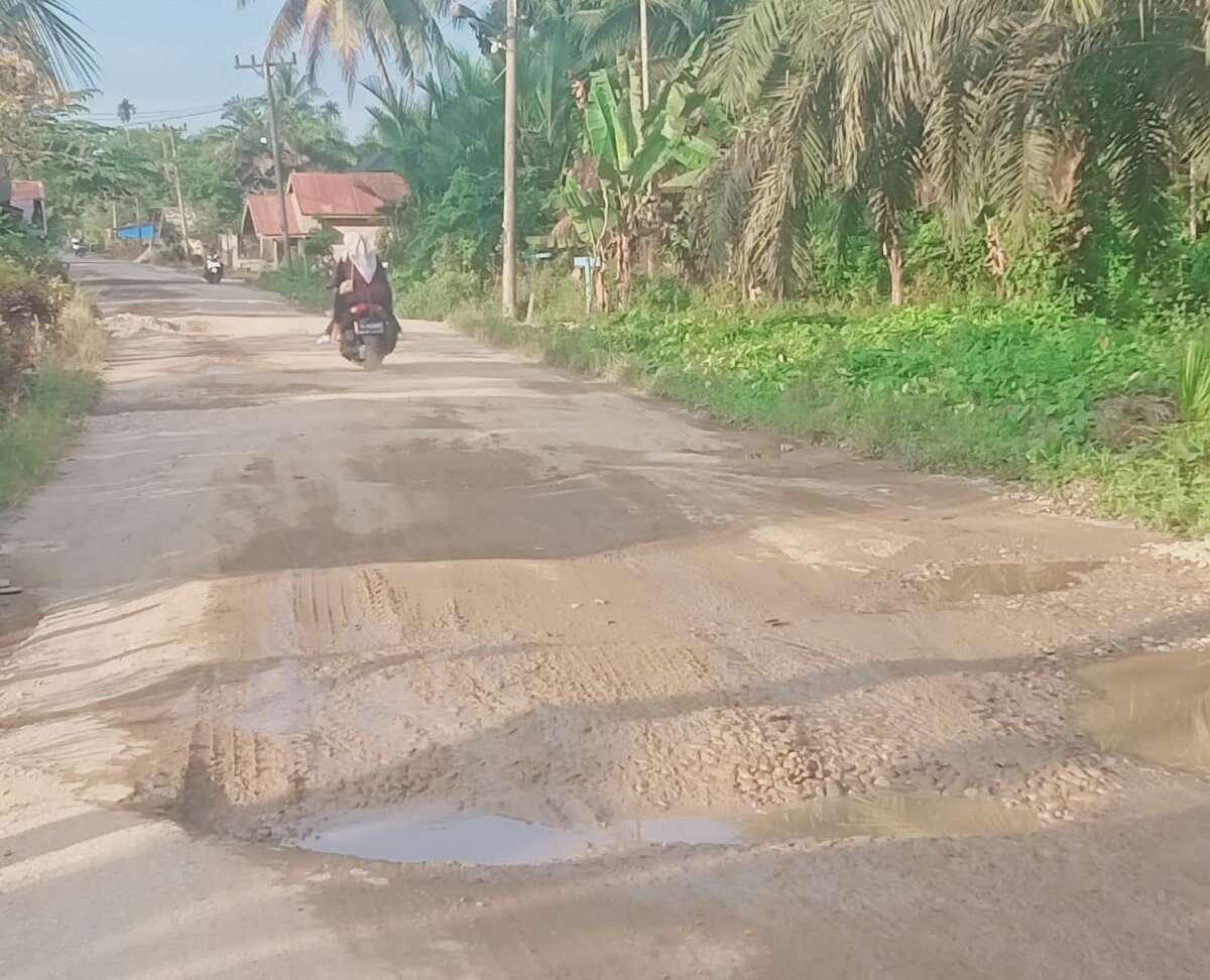 Sudah Dua Tahun Rusak, Jalan Di Gampong Buket Bata Belum Di Perbaiki Sudah Dua Tahun Rusak, Jalan Di Gampong Buket Bata Belum Di Perbaiki