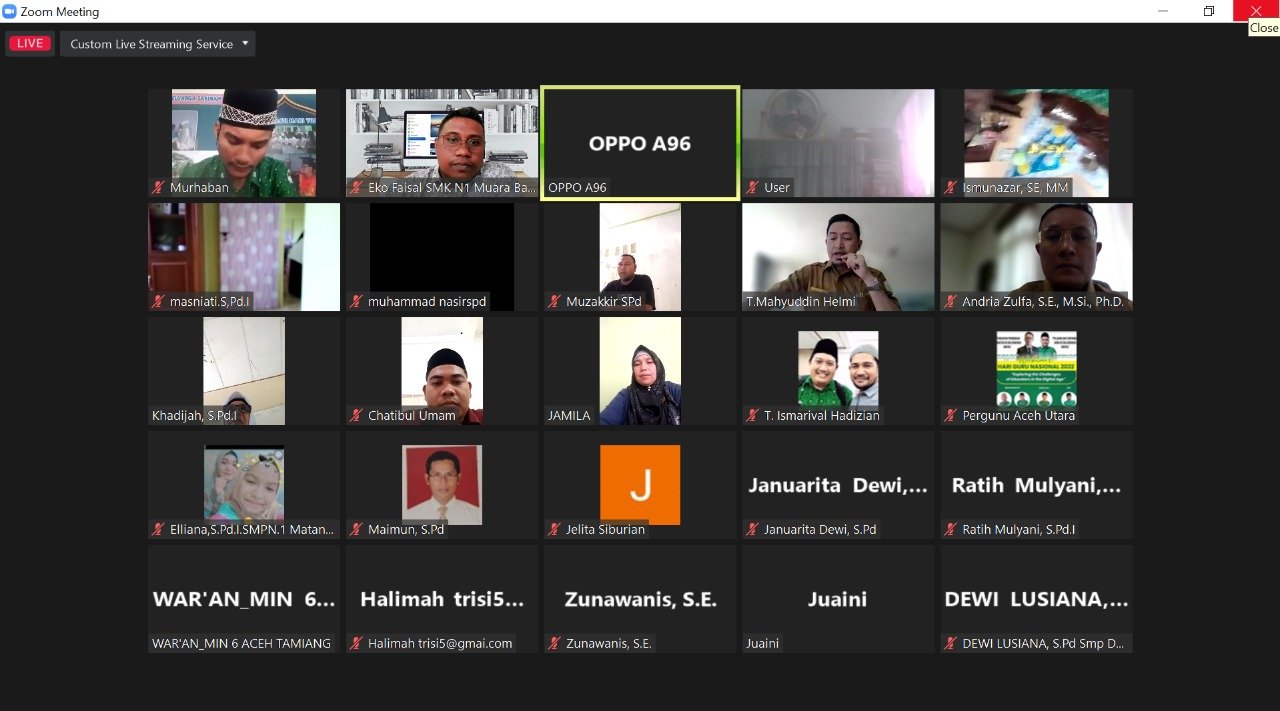 Peringati Hari Guru, Persatuan Guru Nahdlatul Ulama Gelar Webinar Peringati Hari Guru, Persatuan Guru Nahdlatul Ulama Gelar Webinar