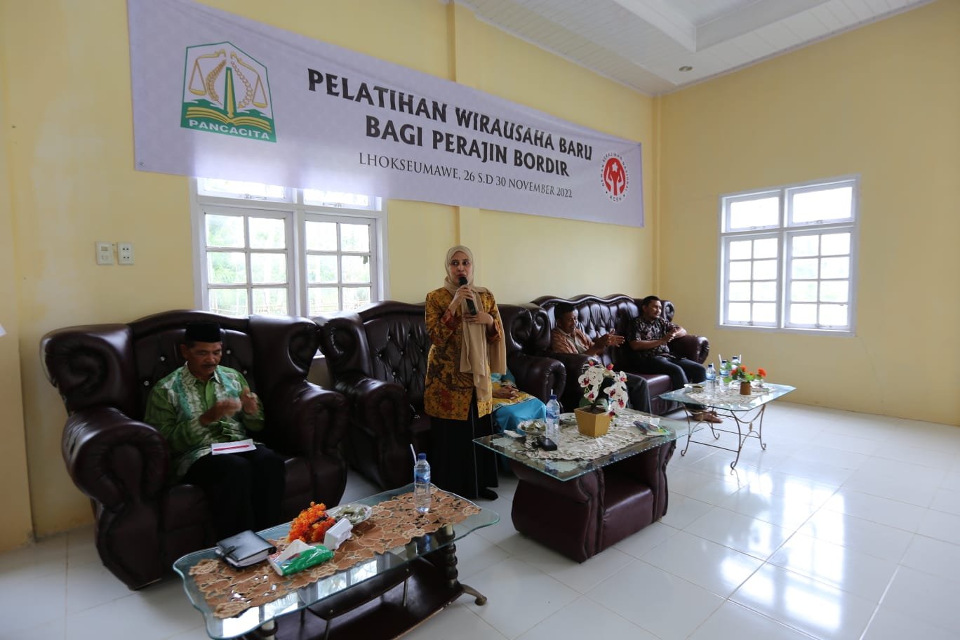 Hadiri Acara Penutupan Patihan Perajin Bordir, ini Harapan PJ Ketua TP PKK Kota Lhokseumawe Hadiri Acara Penutupan Patihan Perajin Bordir, ini Harapan PJ Ketua TP PKK Kota Lhokseumawe