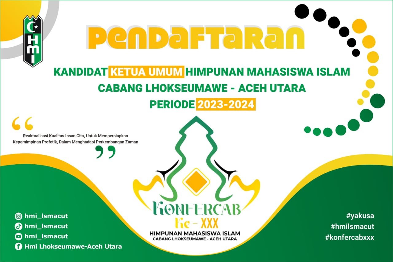 Konfercab ke XXX HMI, 9 Kandidat Memperebutkan Kursi Ketua Umum Konfercab ke XXX HMI, 9 Kandidat Memperebutkan Kursi Ketua Umum
