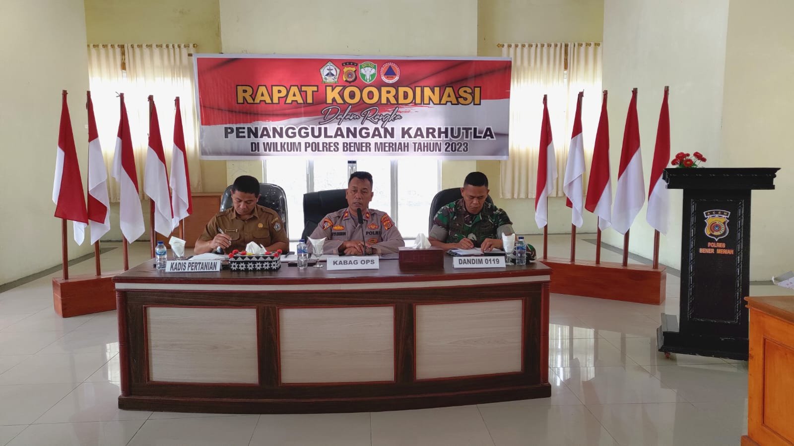 Cegah Karhutla, Polres Bener Meriah Laksanakan Koordinasi Lintas Sektoral Cegah Karhutla, Polres Bener Meriah Laksanakan Koordinasi Lintas Sektoral