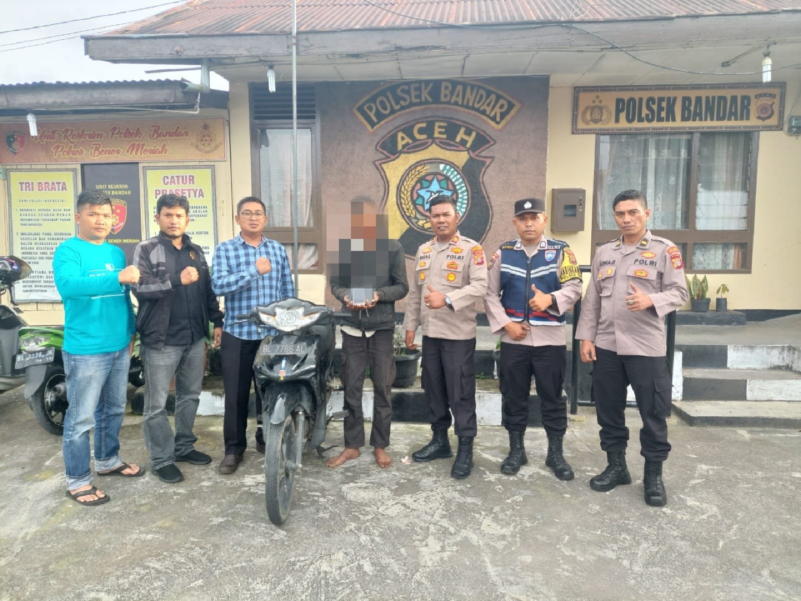 Polsek Bandar Amankan Pelaku Pencurian Polsek Bandar Amankan Pelaku Pencurian