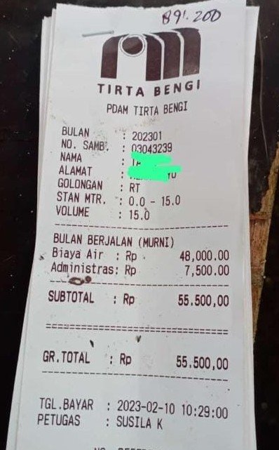 PDAM Tirta Bengi Diduga Semena-mena Dalam Menaikan Tarif Biaya Air PDAM Tirta Bengi Diduga Semena-mena Dalam Menaikan Tarif Biaya Air