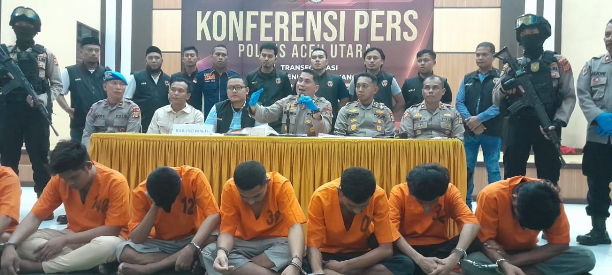 Ungkap 8 Kasus Curanmor, Polres Aceh Utara Amankan 7 Pelaku Ungkap 8 Kasus Curanmor, Polres Aceh Utara Amankan 7 Pelaku