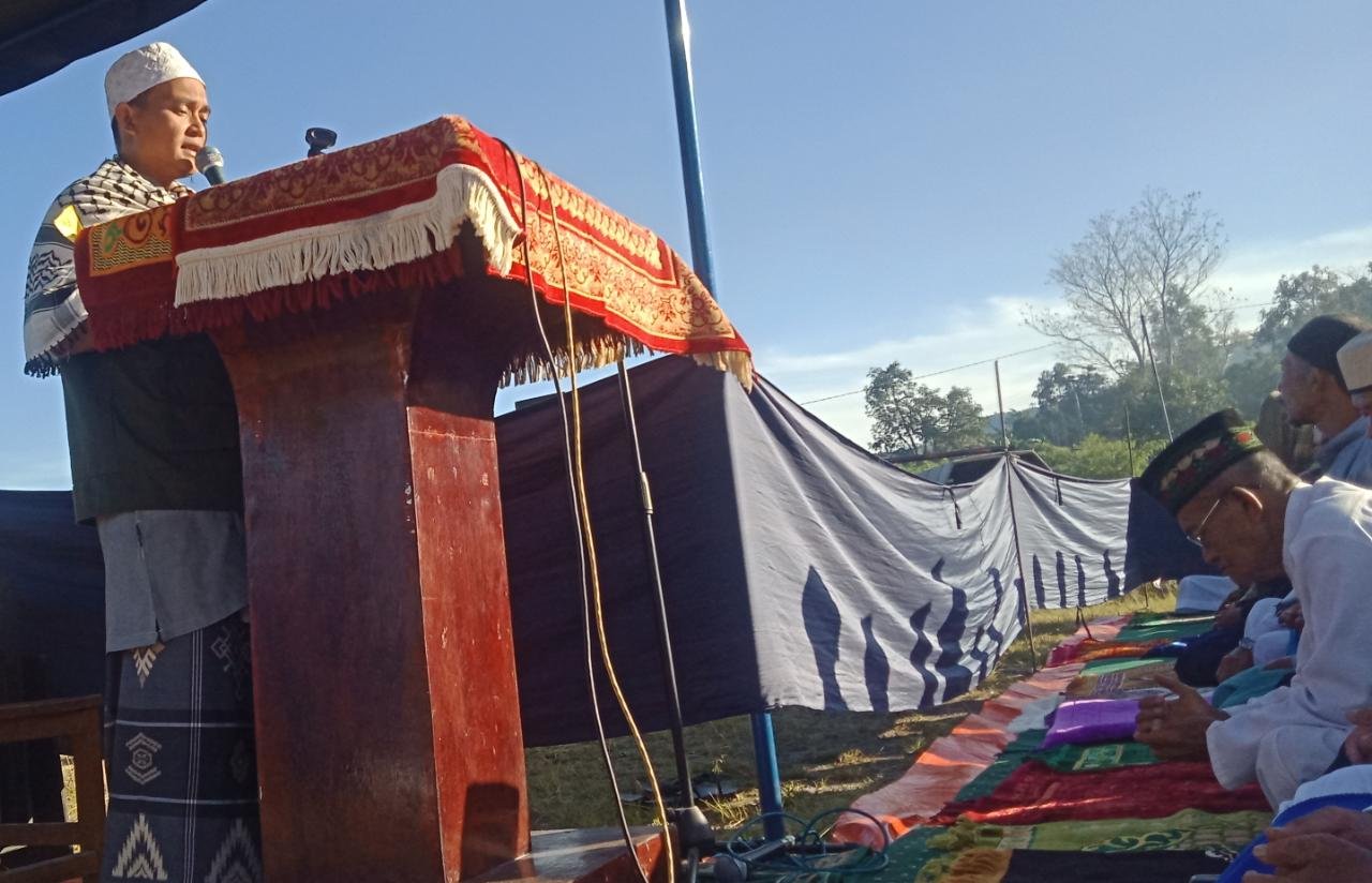 Suasana Shalat Idul Fitri 1 Syawal 1444 H Di Desa Sukadamai, Kecamatan Timang Gajah Suasana Shalat Idul Fitri 1 Syawal 1444 H Di Desa Sukadamai, Kecamatan Timang Gajah
