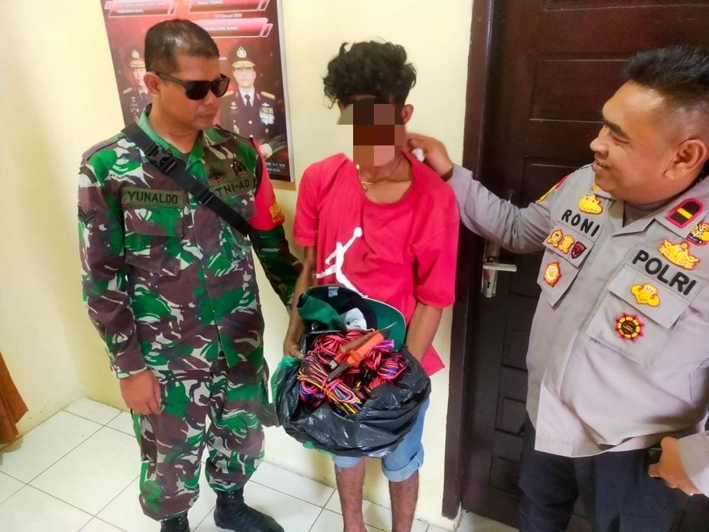 Polisi Amankan Tersangka Pencurian Rumah Kosong di Muara Dua Polisi Amankan Tersangka Pencurian Rumah Kosong di Muara Dua