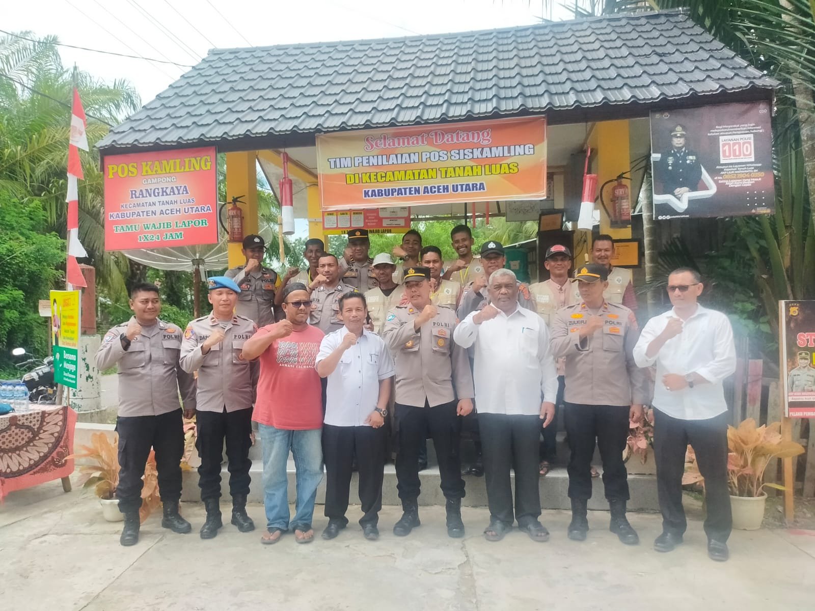 Tim Polres Aceh Utara Laksanakan Penilaian Lomba Pos Satkamling di Tanah Luas Tim Polres Aceh Utara Laksanakan Penilaian Lomba Pos Satkamling di Tanah Luas