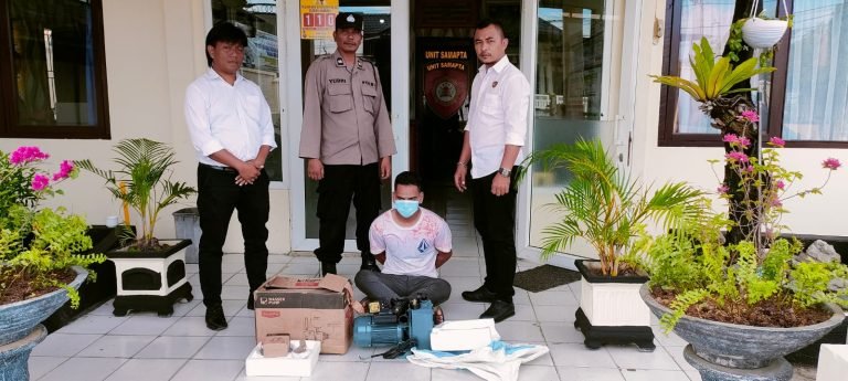 Curi Mesin Pompa Air di SMA, Pria di Badan Aceh di Amankan Polisi Curi Mesin Pompa Air di SMA, Pria di Badan Aceh di Amankan Polisi