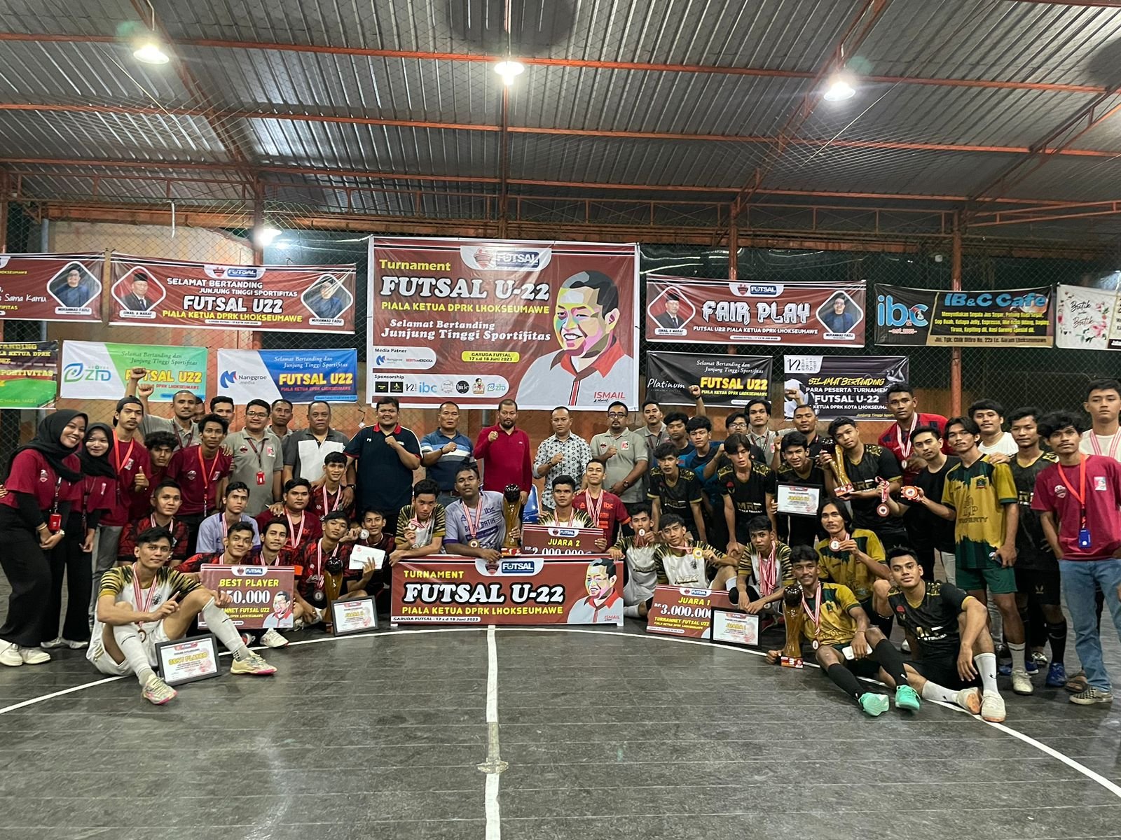 Ghaisan Fc Keluar Sebagai Juara Futsal U-22 Piala Ketua DPRK Lhokseumawe Ghaisan Fc Keluar Sebagai Juara Futsal U-22 Piala Ketua DPRK Lhokseumawe