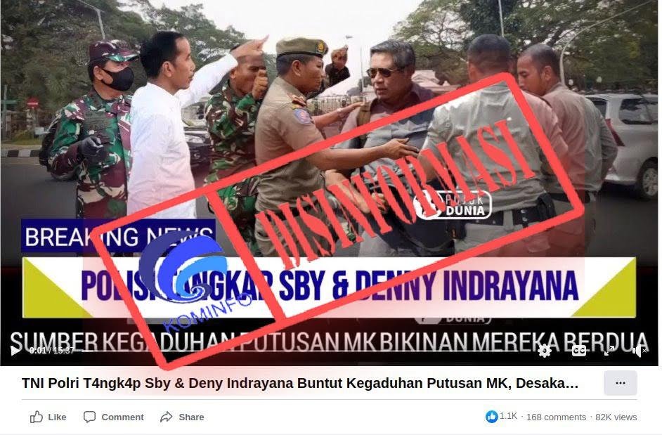 Hoax! SBY dan Denny Indrayana Ditangkap Polisi Karena Bocorkan Putusan MK Hoax! SBY dan Denny Indrayana Ditangkap Polisi Karena Bocorkan Putusan MK