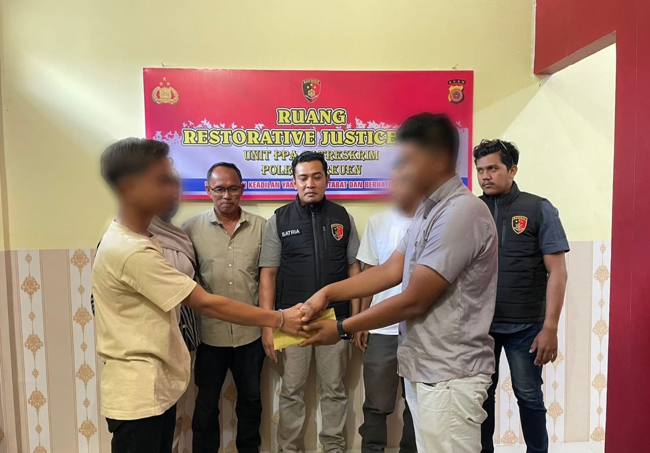 Unit PPA Polres Bireuen Kembali Selesaikan Kasus Kekerasan Secara Restorative Justice Unit PPA Polres Bireuen Kembali Selesaikan Kasus Kekerasan Secara Restorative Justice