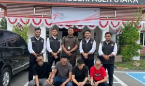 4 tersangka tppo di aceh utara