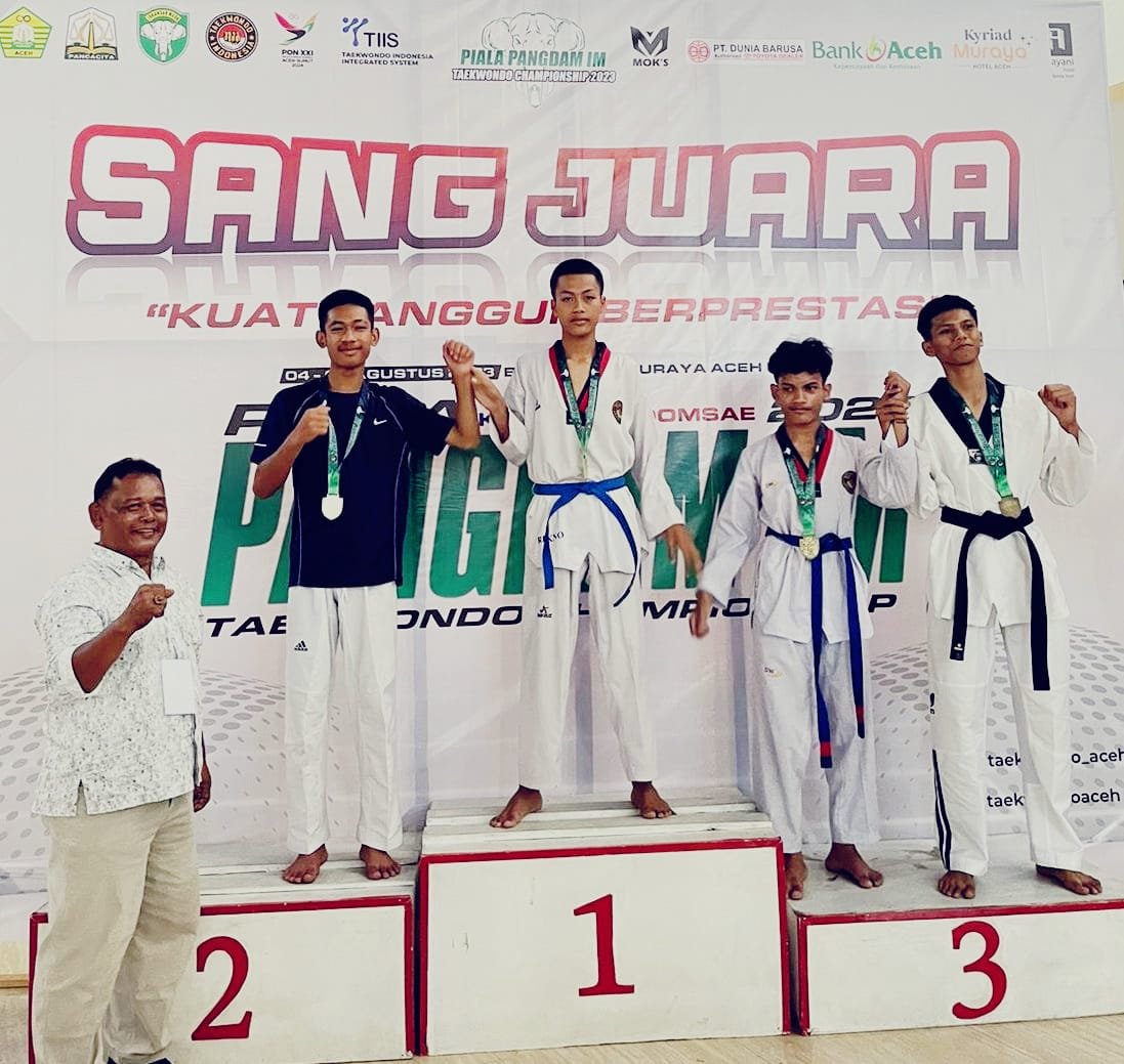 Atlit Taekwondo Kodim 0119/BM Sabet 9 Emas Dan 5 Perak Di Ajang Kejuaraan Pandam IM Atlit Taekwondo Kodim 0119/BM Sabet 9 Emas Dan 5 Perak Di Ajang Kejuaraan Pandam IM