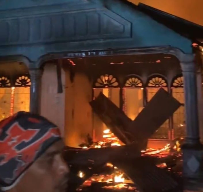 Kebakaran di Aceh Barat 