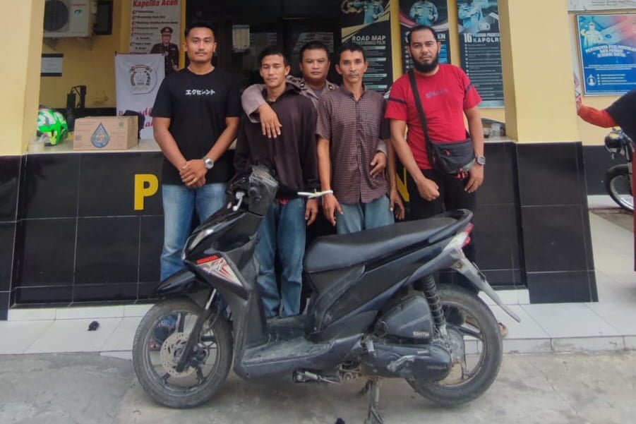 Polsek Tanah Jambo Aye Berhasil Amankan Pelaku Utama Buron Kasus Curanmor 