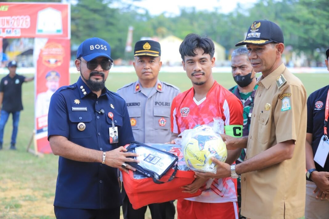 Bupati Al-Farlaky Resmi Buka Piala Bupati Aceh Timur Cup II 2026, Total Hadiah Rp100 Juta Bupati Al-Farlaky Resmi Buka Piala Bupati Aceh Timur Cup II 2026, Total Hadiah Rp100 Juta